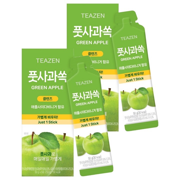 티젠 풋사과쏙 5포, 250g, 2개