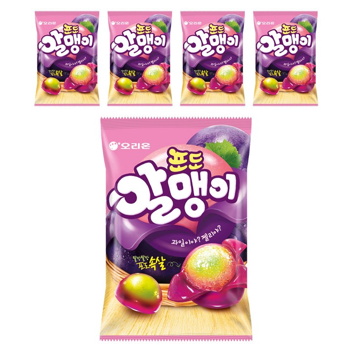 오리온 포도알맹이, 67g, 5개