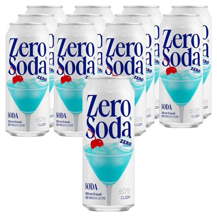 클룹 제로소다 소다맛, 500ml, 12개