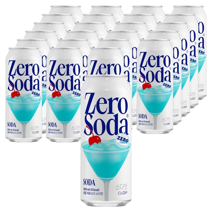 클룹 제로소다 소다맛, 500ml, 24개