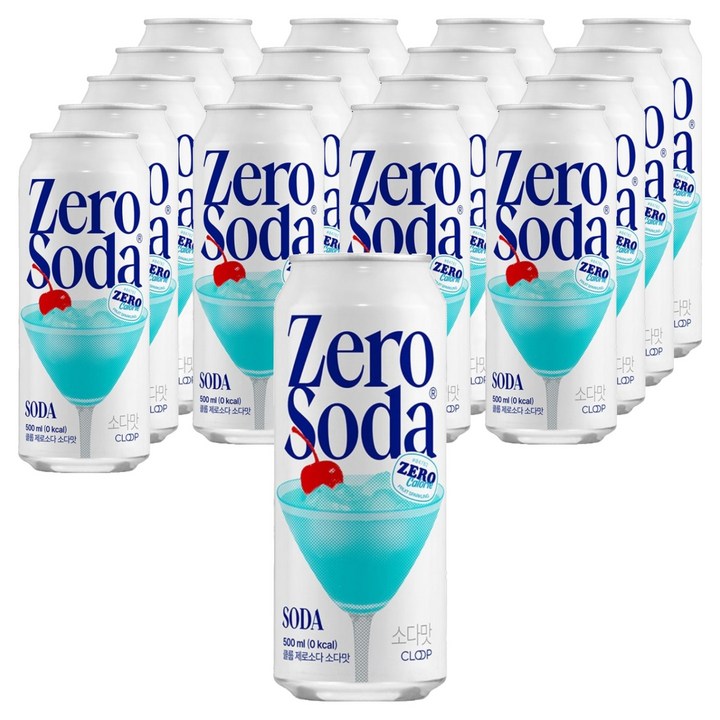 클룹 제로소다 소다맛, 500ml, 18개