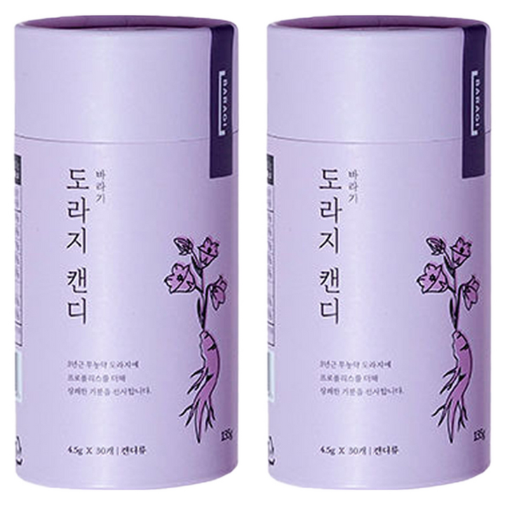 바라기 도라지 캔디, 135g, 2개