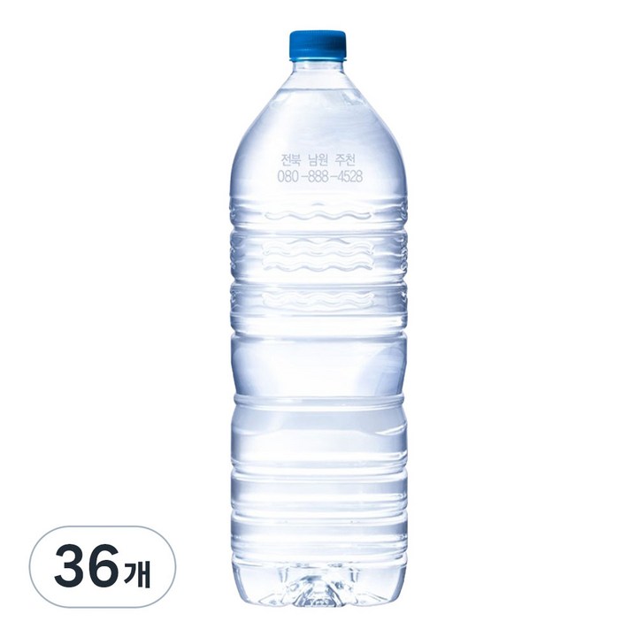 웅진 깊을수록 무라벨, 2L, 36개