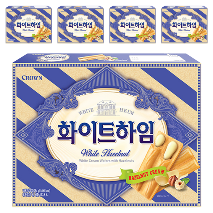 쵸코하임 화이트, 284g, 5개