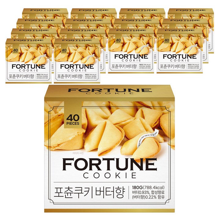 성풍양행 포츈쿠기 버터향 40p, 15개, 180g