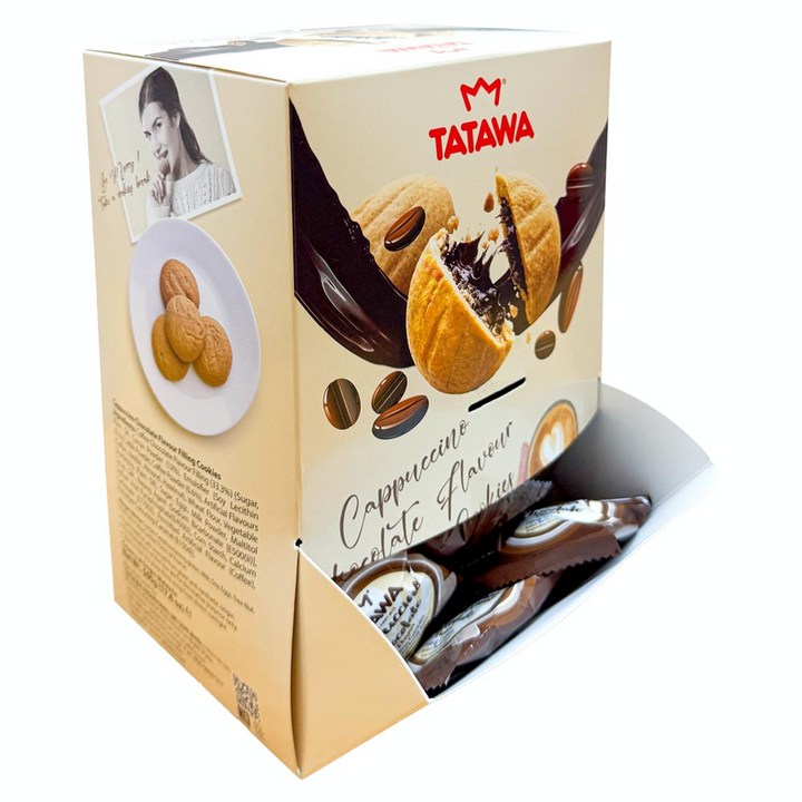 타타와 카푸치노 초콜릿맛 필링 쿠키 50p, 500g, 1개