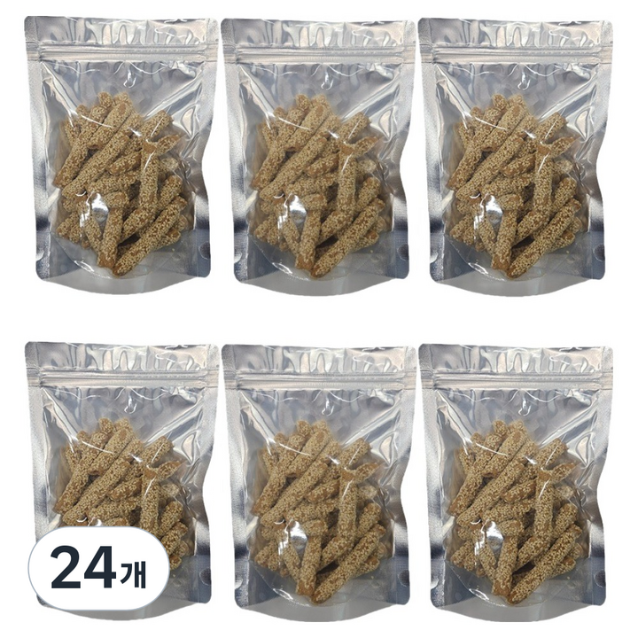 천해무 구운 참마깨 스틱, 60g, 24개