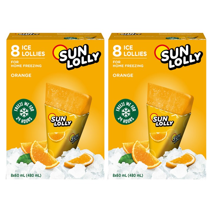 코로 썬롤리 아이스 오렌지, 60ml, 16개