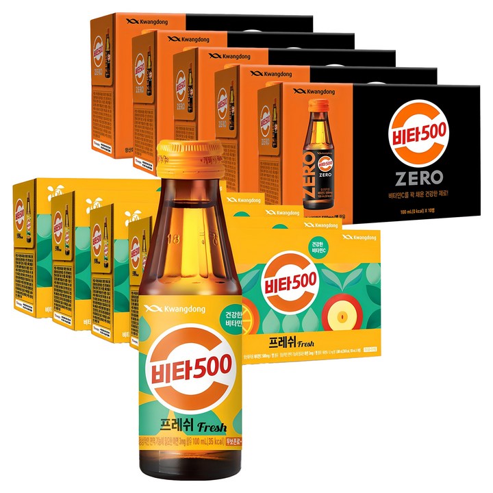 비타500 프레쉬 50p + 비타500 제로 50p, 1세트, 100ml