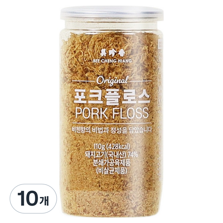 비첸향 포크플로스, 10개, 110g