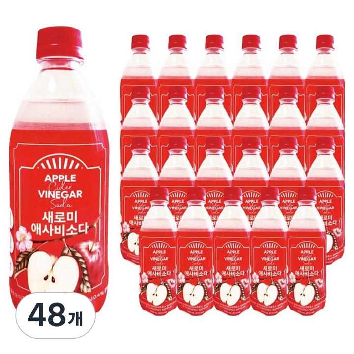 새로미 애사비 소다, 48개, 500ml