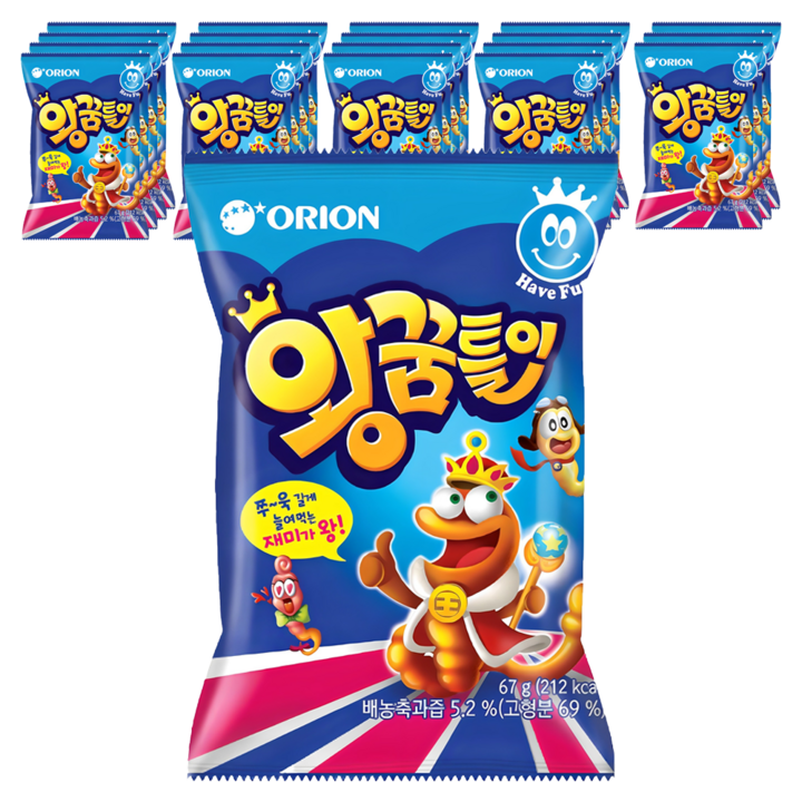 오리온 왕꿈틀이, 67g, 20개