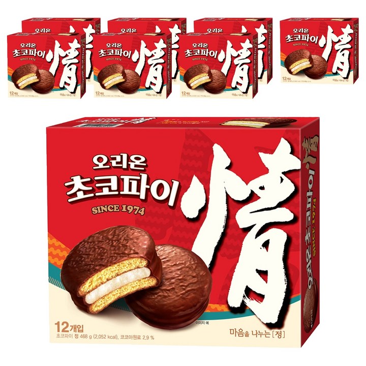 오리온초코파이, 468g, 8개
