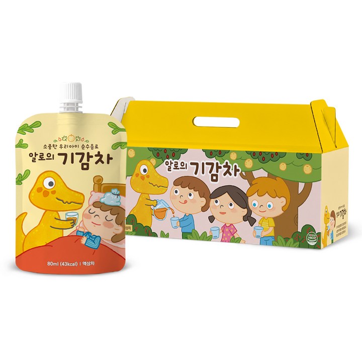 알로의 기감차 아기 배도라지즙, 2.4L, 30개