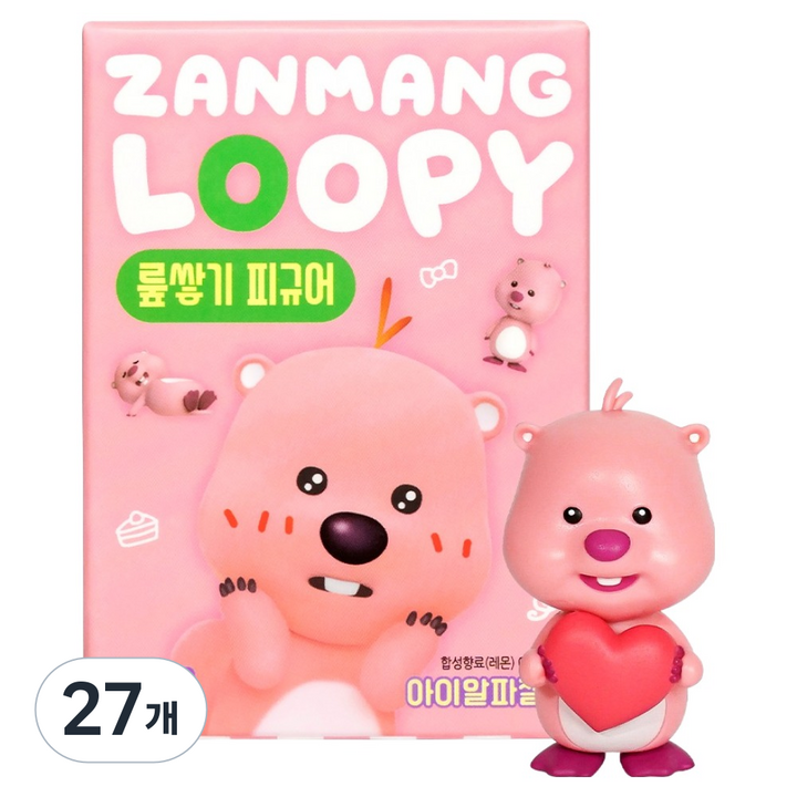 아이코닉스 잔망루피 피규어 랜덤발송 캔디, 9g, 27개