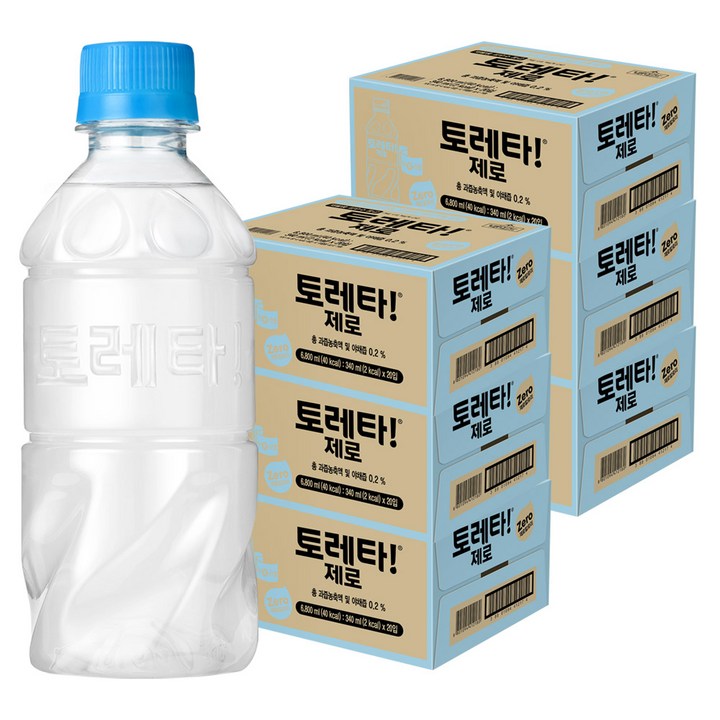 토레타 제로 무라벨 이온음료, 340ml, 120개
