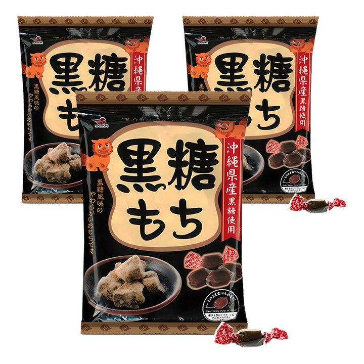 세이카 찹쌀 흑당모찌, 117g, 3개