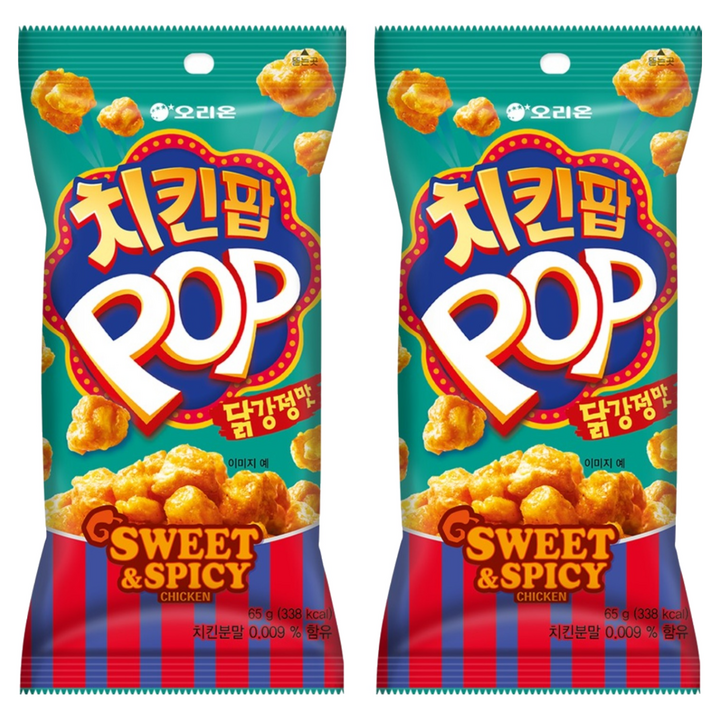 오리온 치킨팝 닭강정맛, 65g, 2개