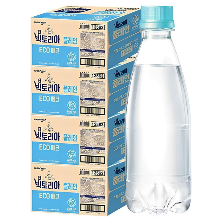 더 빅토리아 에코 플레인 탄산수, 350ml, 80개