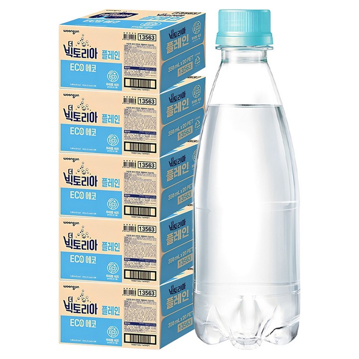 더 빅토리아 에코 플레인 탄산수, 350ml, 100개