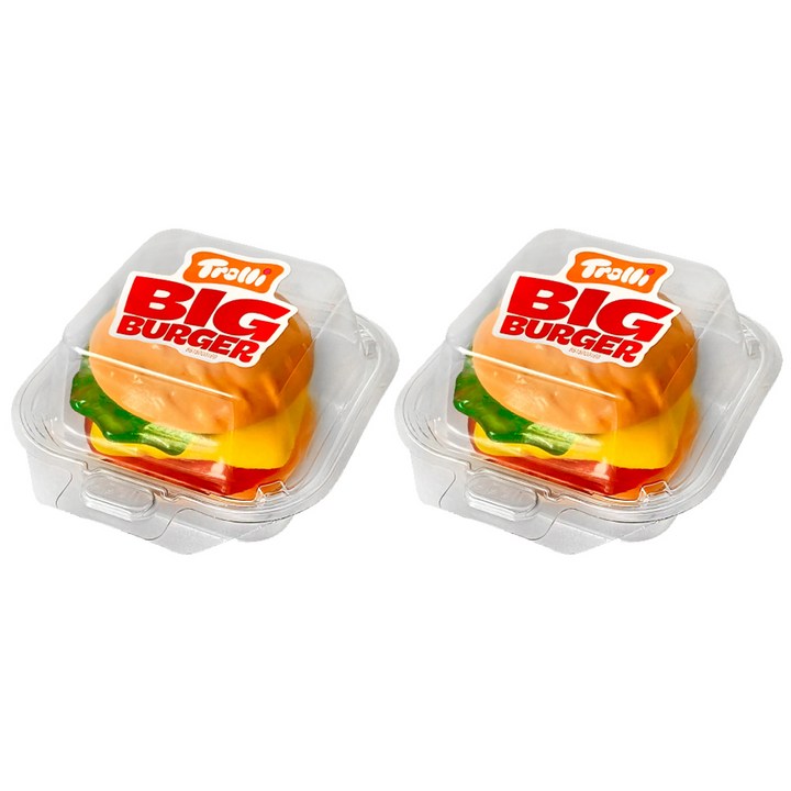 트롤리 XXL 버거 젤리, 50g, 2개