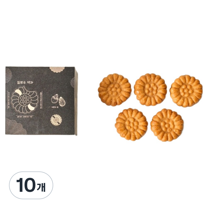 꼬랑지마카롱 힐로우 아몬드 약과 5p, 85g, 10개
