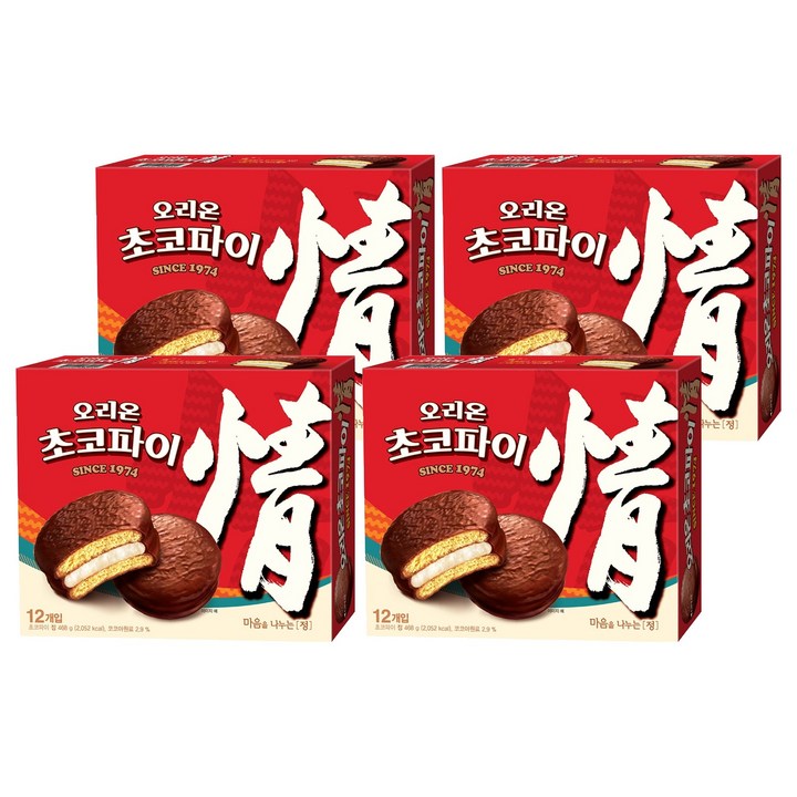 오리온초코파이, 468g, 4개