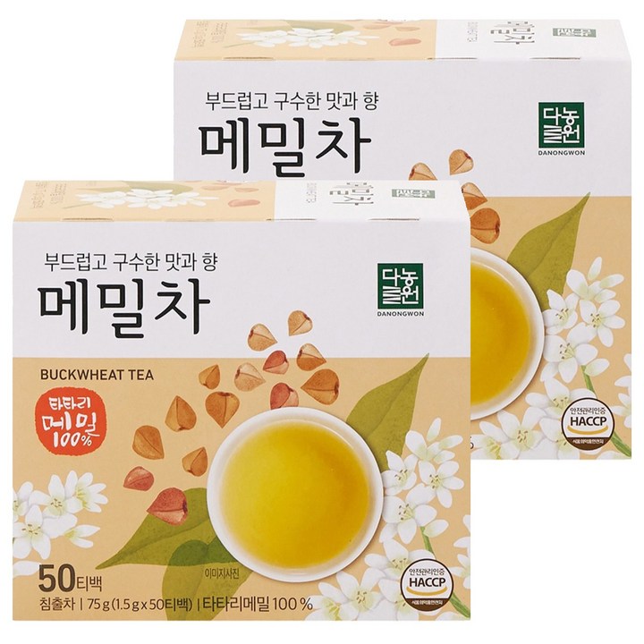 다농원 메밀차 구수한맛, 1.5g, 50개입, 2개