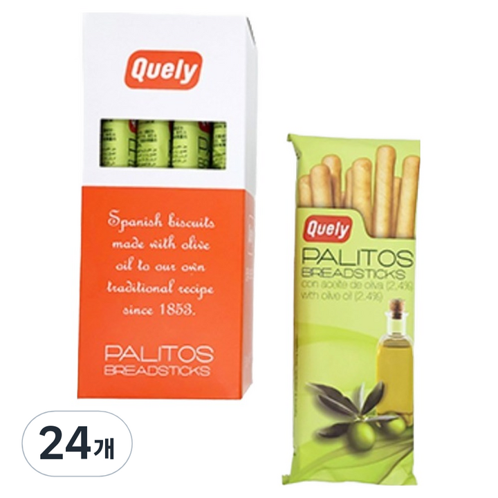 퀼리 오리지널 브래드스틱, 50g, 24개