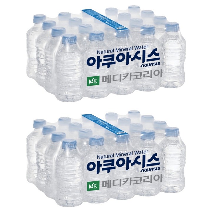 아쿠아시스 무라벨, 330ml, 40개