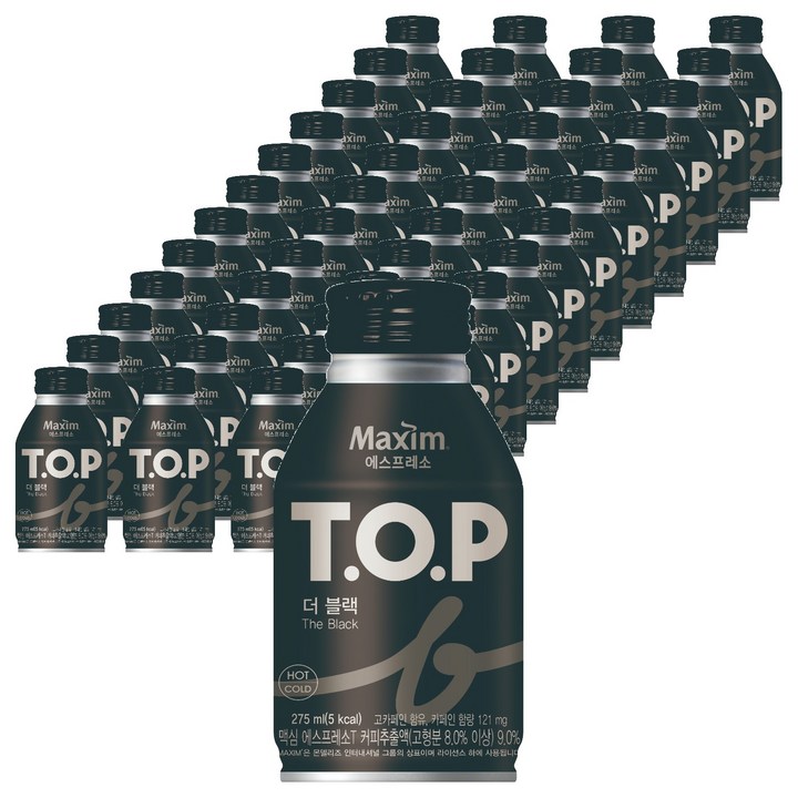 맥심 티오피 더 블랙, 275ml, 48개
