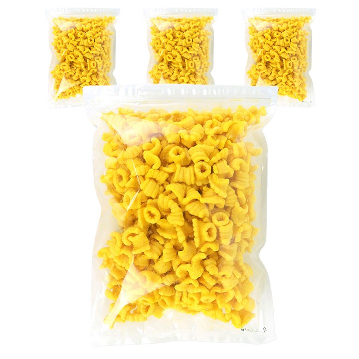 우리가스토리 개나리콘 뻥튀기, 350g, 4개