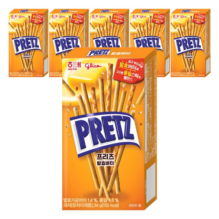 프리츠 발효버터, 34g, 6개