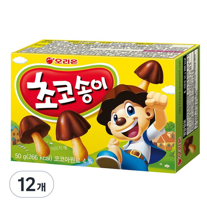 초코송이, 50g, 12개