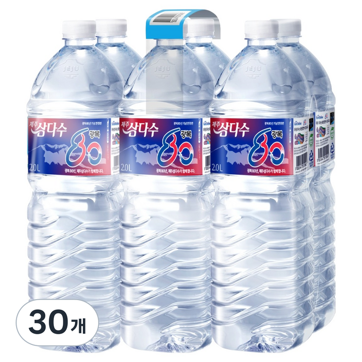 제주삼다수 광복 80주년 에디션 생수, 2L, 30개