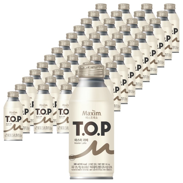 티오피 마스터 라떼 캔커피, 380ml, 72개