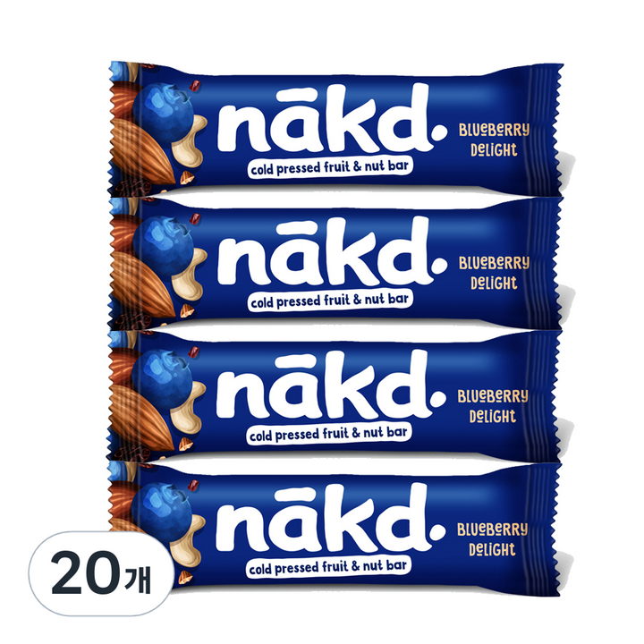nakd 블루베리 딜라이트, 35g, 20개