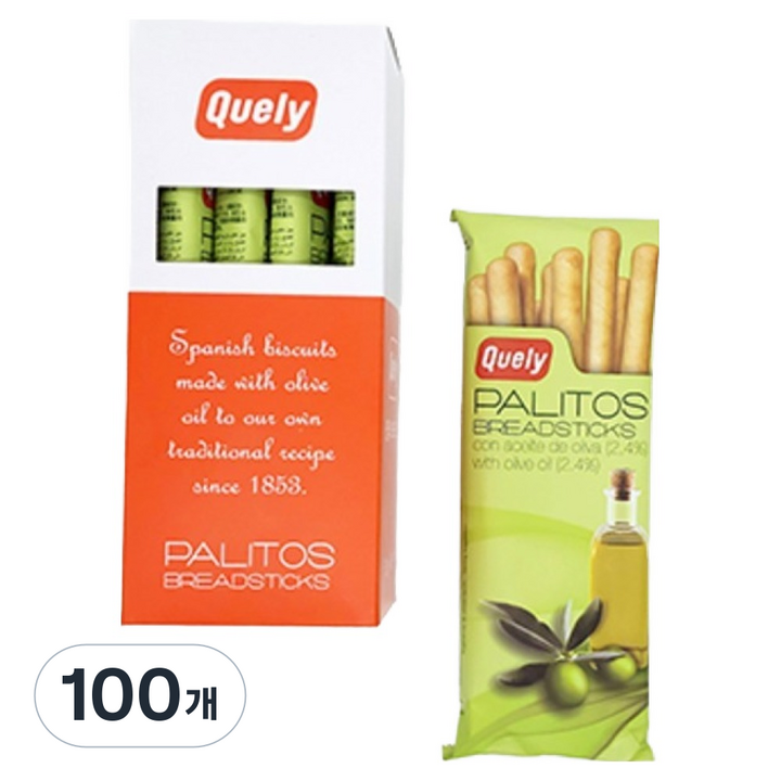 퀼리 오리지널 브래드스틱, 50g, 100개