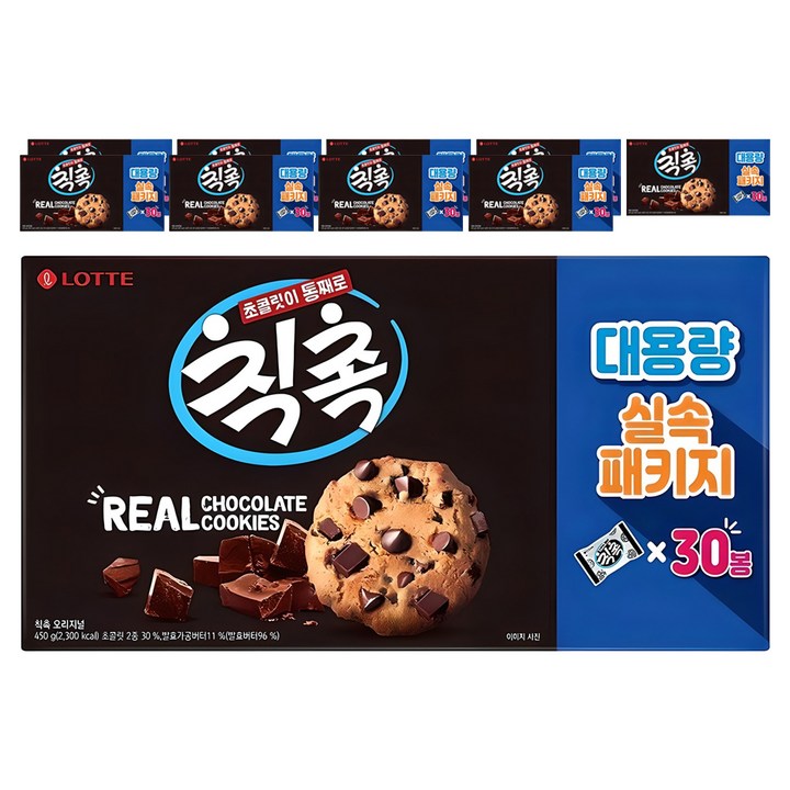 롯데웰푸드 칙촉 실속패키지, 450g, 10개