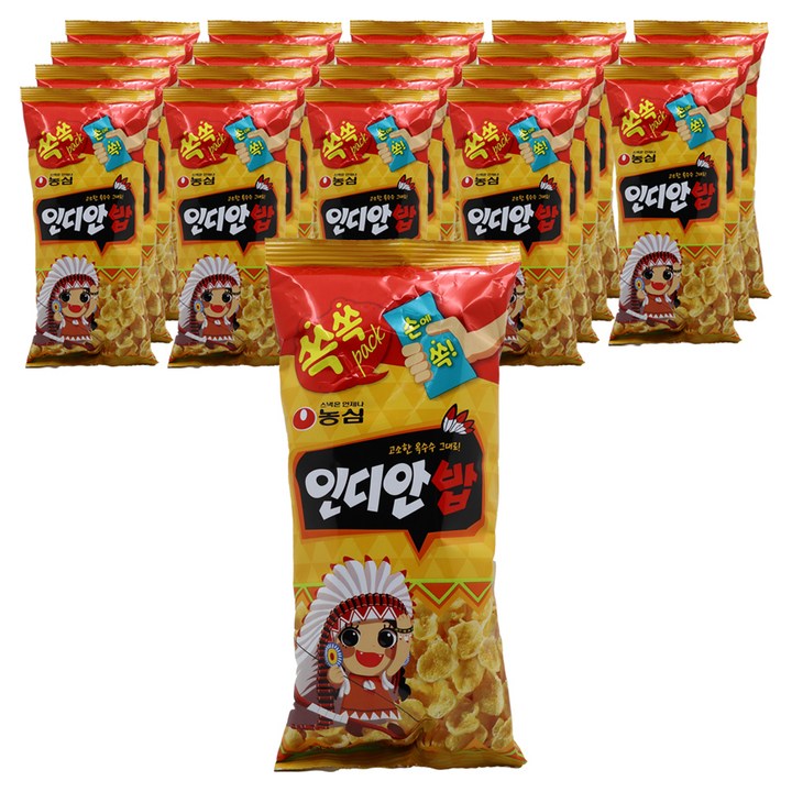 인디안밥 과자, 45g, 20개