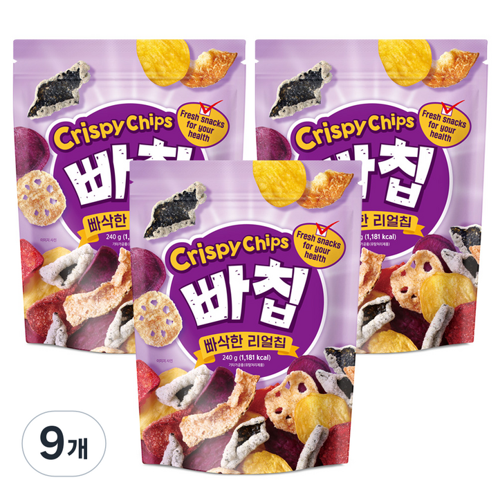 빠칩, 240g, 9개