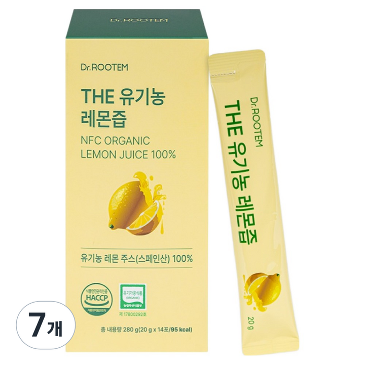 닥터루템 정품 THE 유기농 레몬즙 스틱, 20g, 98개