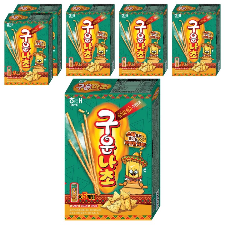 구운감자 구운나초, 130g, 6개