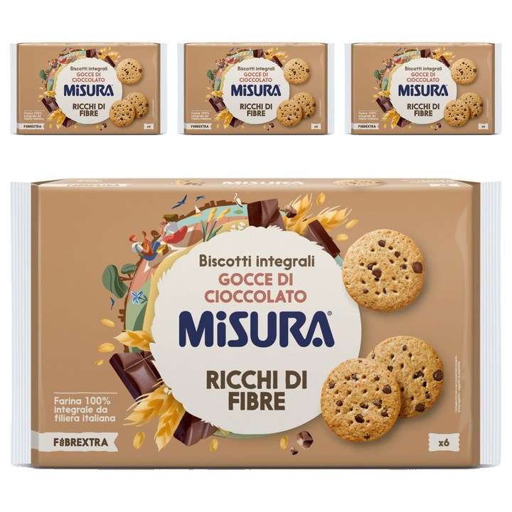 미주라 초코 통밀비스켓 36p, 280g, 4개