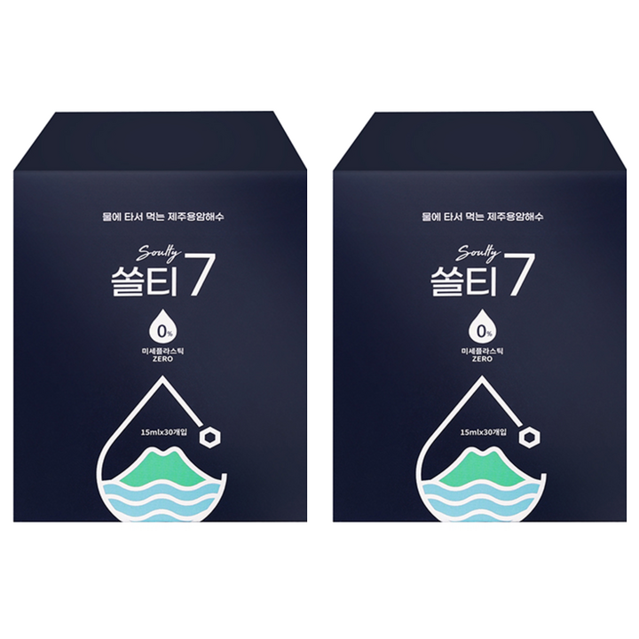 쏠티7 제주용암해수 타먹는 소금, 15ml, 60개