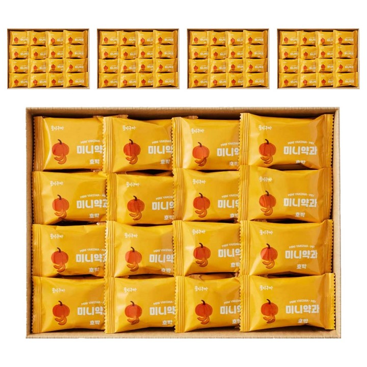 꿀이구마 미니 호박 약과, 1kg, 5개