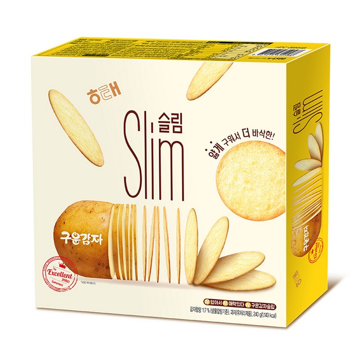 해태제과 구운감자 슬림, 240g, 1개