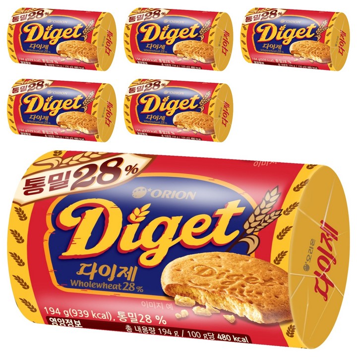 닥터유 다이제, 194g, 6개