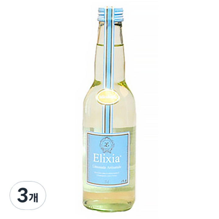 엘릭시아자두맛탄산음료, 330ml, 3개