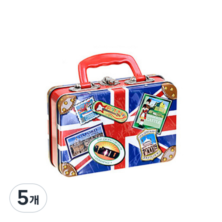 처질캔디 수트케이스 틴, 5개, 250g